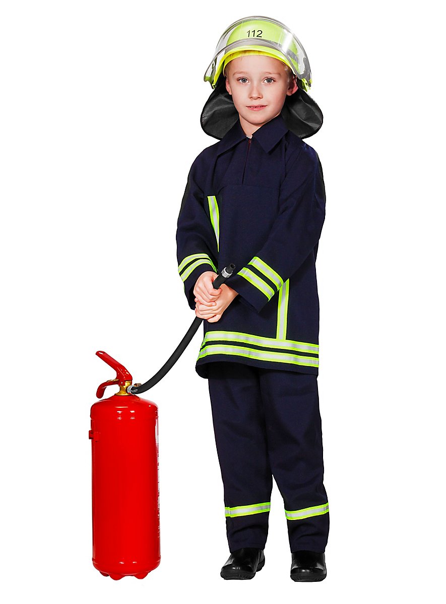 Casque De Pompier Enfant Relaxdays - Visière Réglable PVC, Taille Ajustable - Déguisement Fête, Jeu Rôle