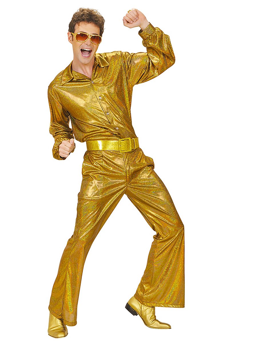 Costume 2 Pièces Homme à Paillettes - Veste Et Pantalon Disco Années 80 Pour Fête