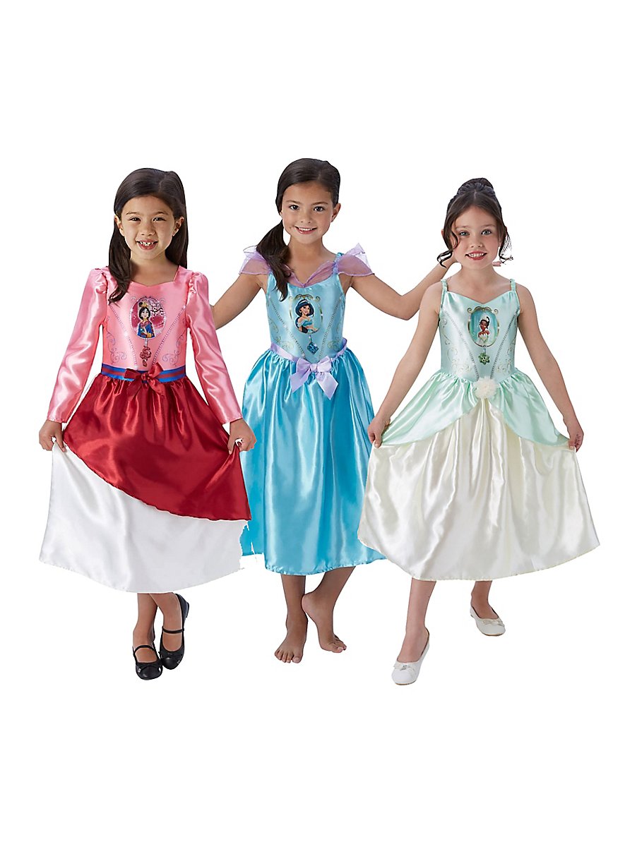 Disney princess dress-up box for children with 3 costumes - maskworld.com