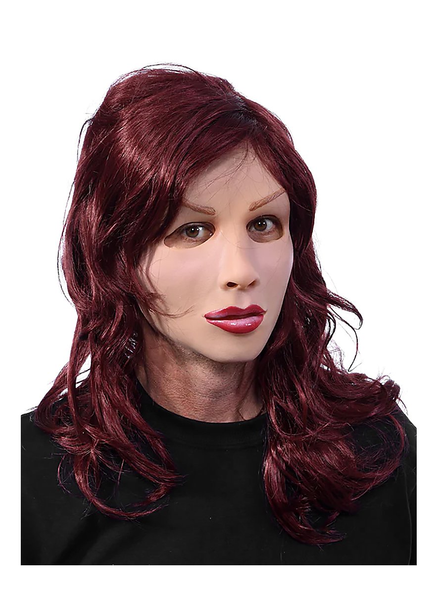 Diva mask red hair