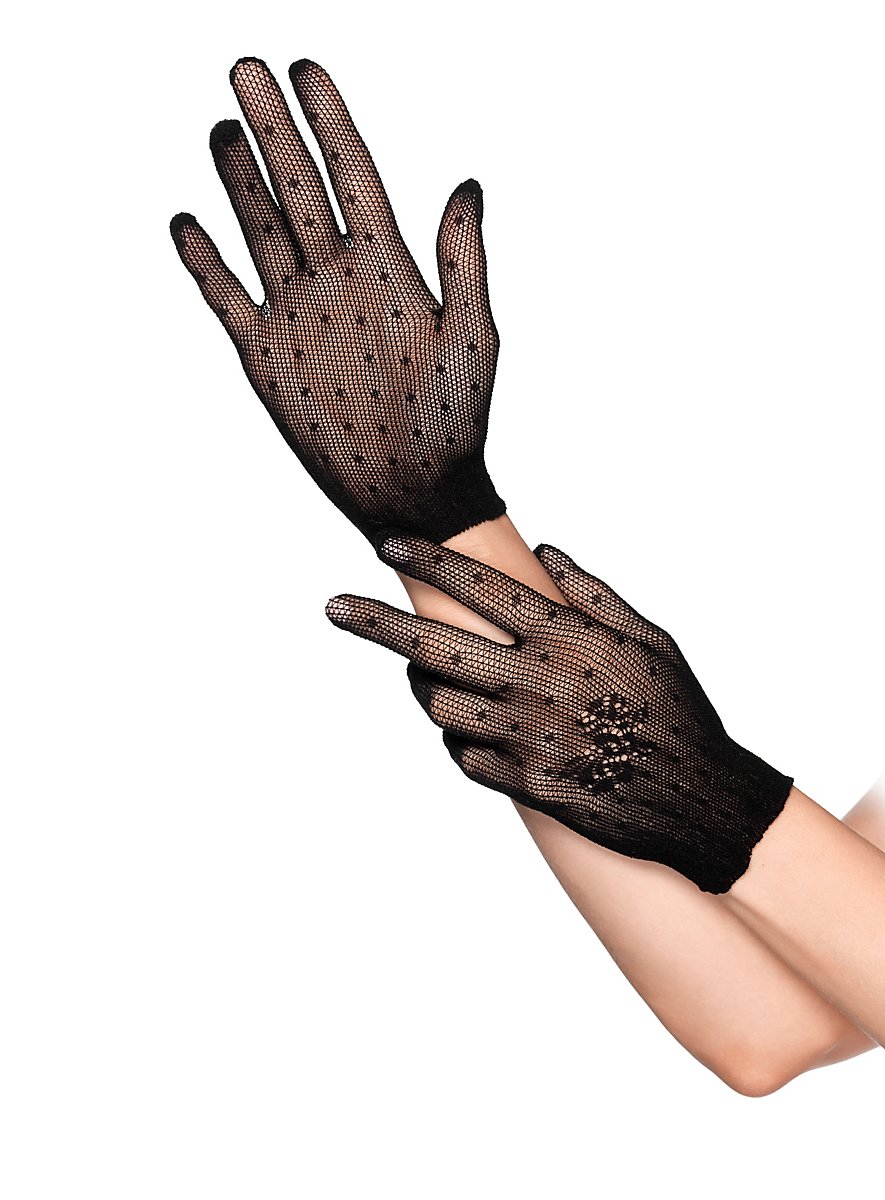 Dotted Net Gloves