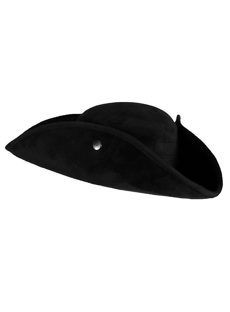 Piraten-Dreispitz Hut - Schwarz Für Mottopartys