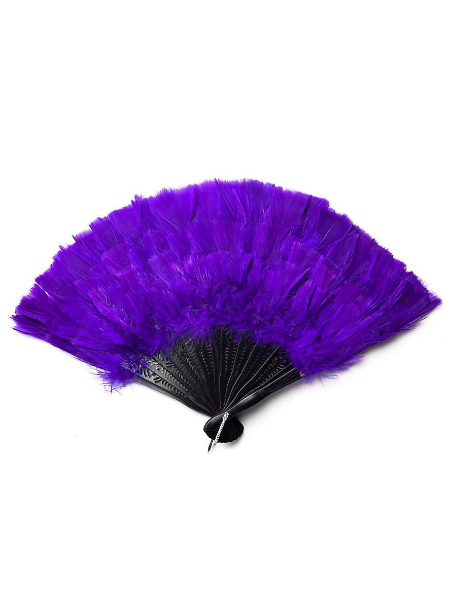 Feather Fan purple - maskworld.com