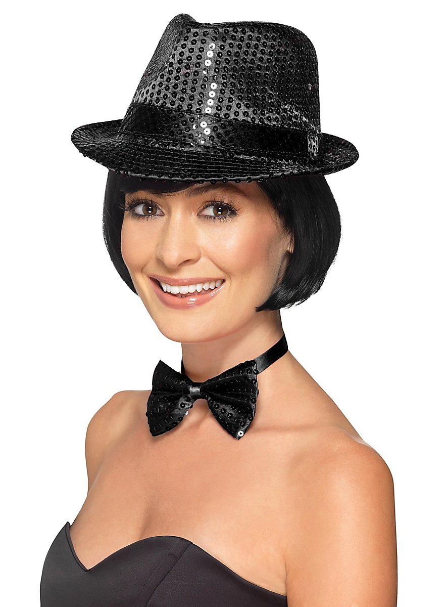 Glitter Hat black