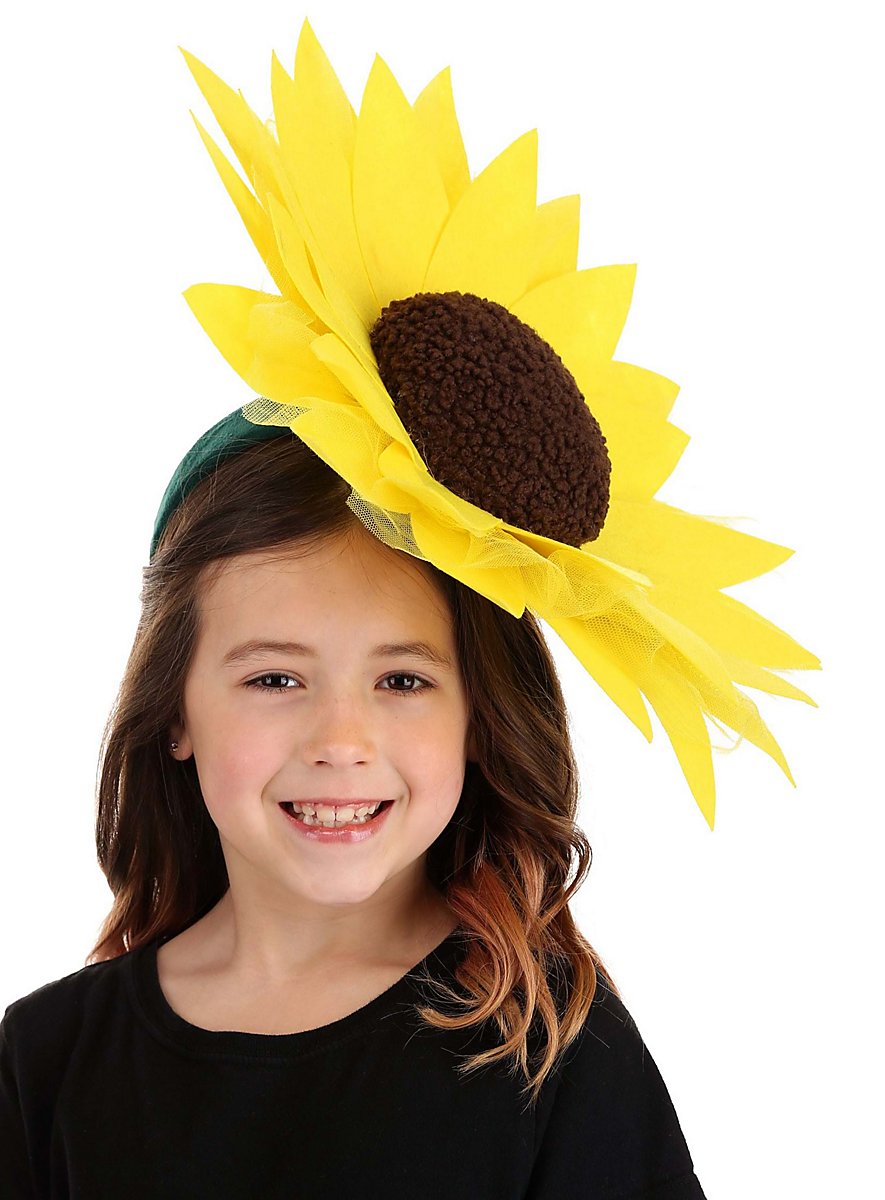 Große Sonnenblume Haarreif - maskworld.com