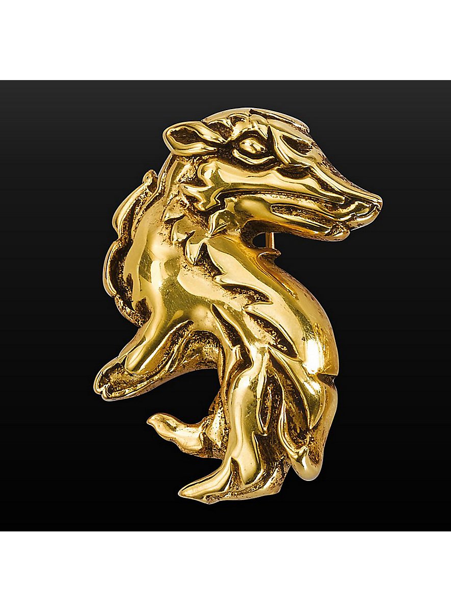 Spilla Harry Potter Hogwarts - Colore Argento - Prodotto Ufficiale - 2