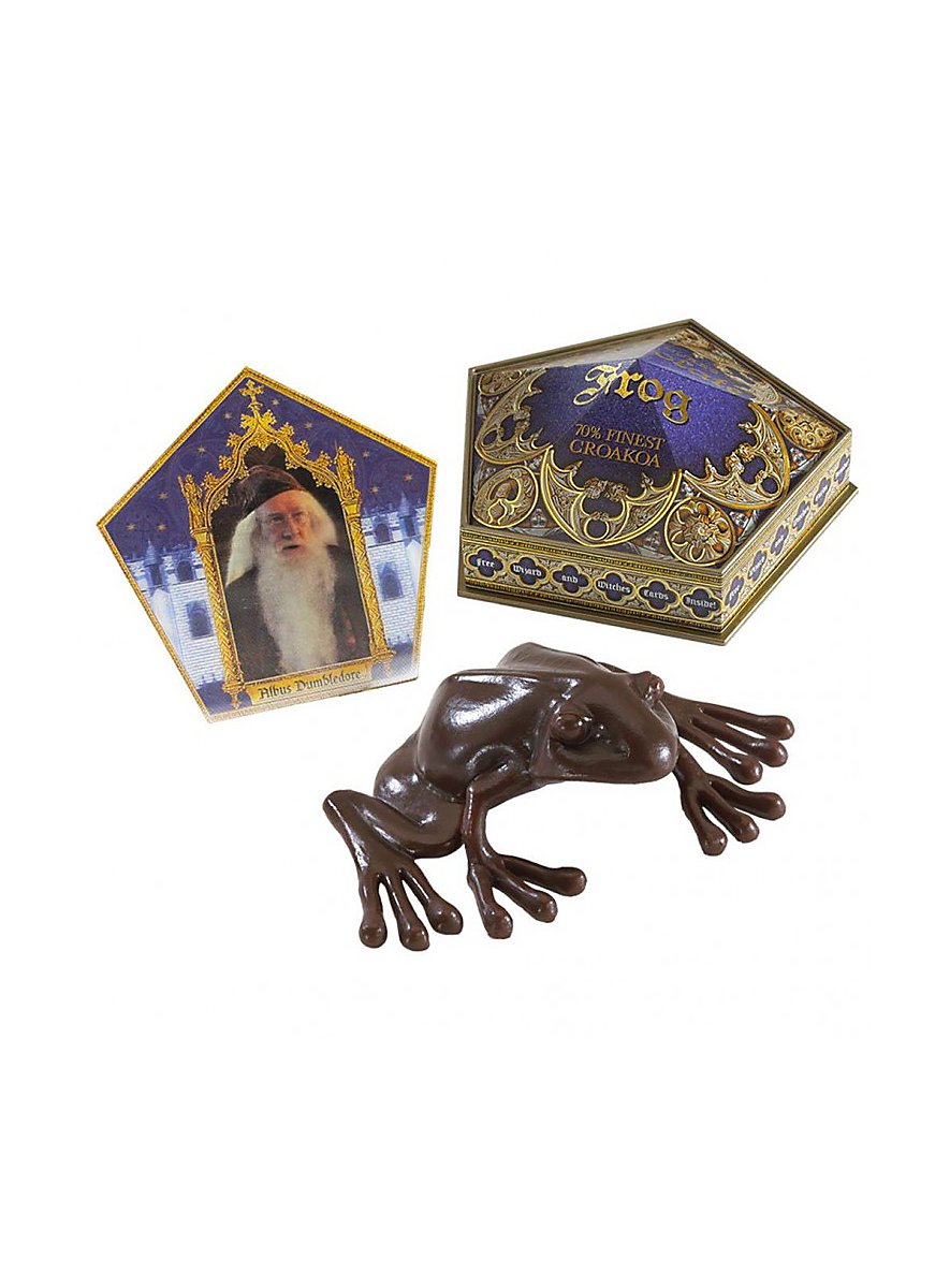 Harry Potter - Replik Schokofrosch mit Dumbledore Karte - maskworld.com