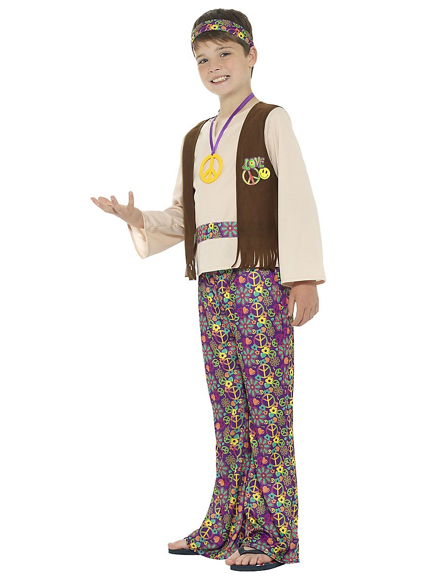 Hippie child costume for boys - maskworld.com