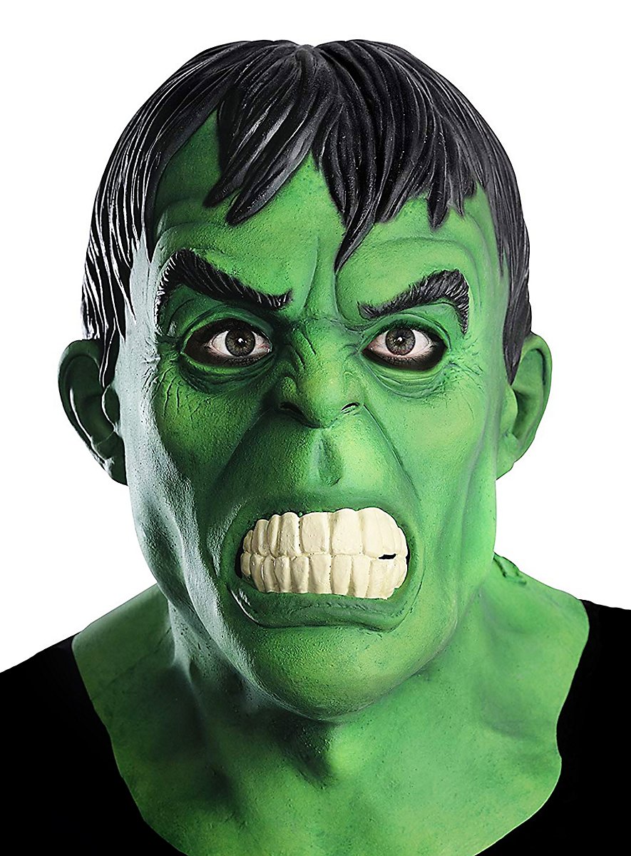 Hulk full mask made of latex - maskworld.com