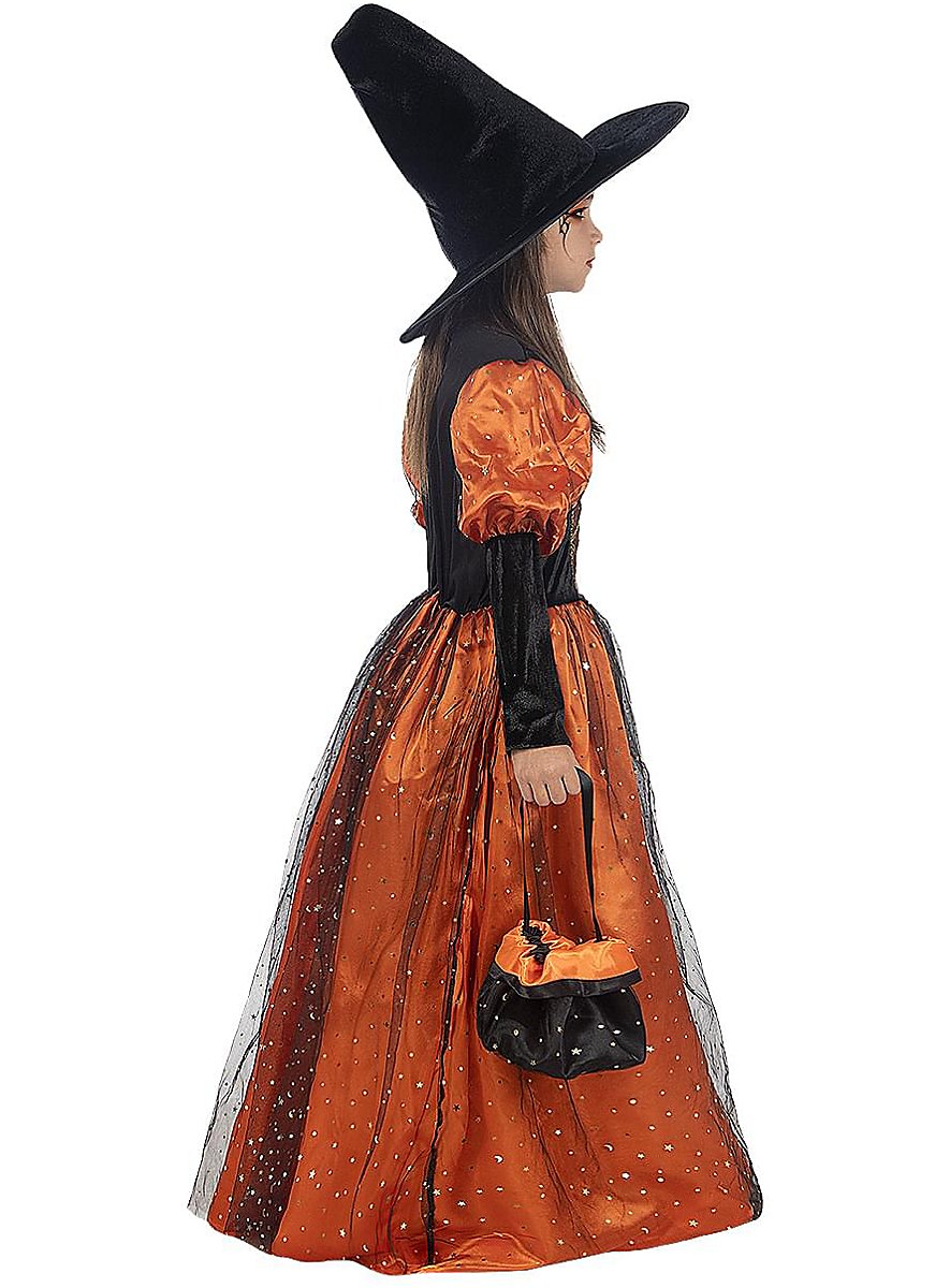 Karla Copper Cauldron Witch Costume For Children - maskworld.com