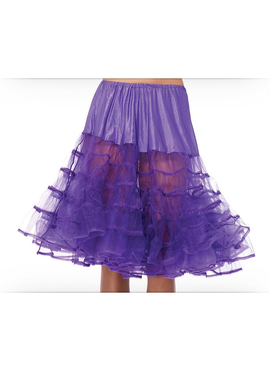 Knee-length Petticoat violet - maskworld.com
