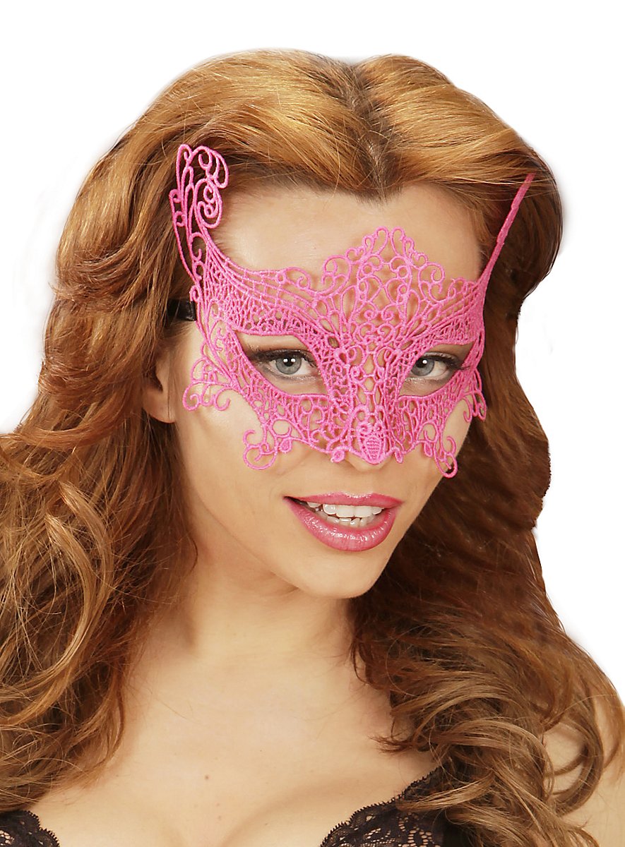 neon pink mask