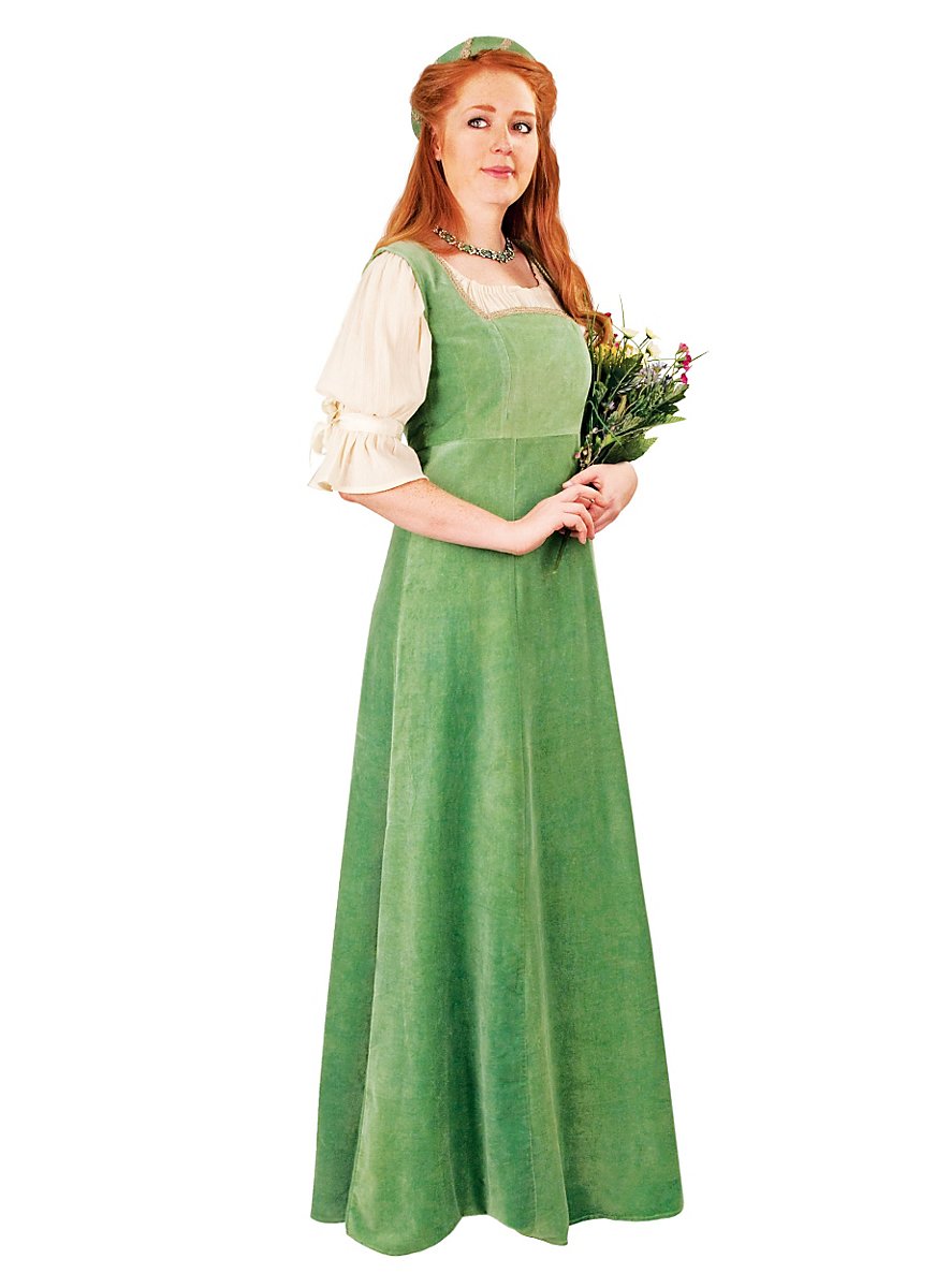 Lady of the Castle Costume green - maskworld.com