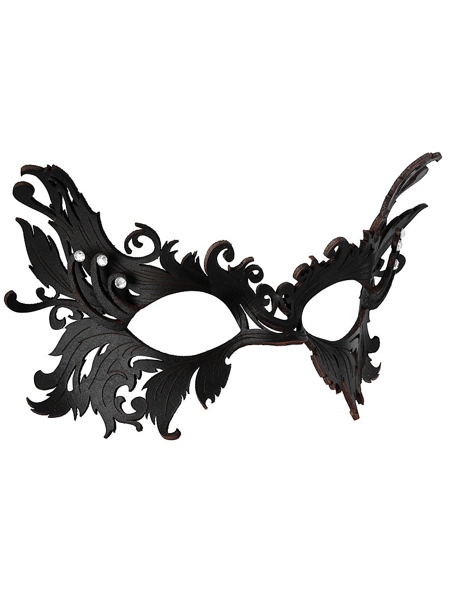 Sort Svane Lædermaske – Sort svane - maskworld.com