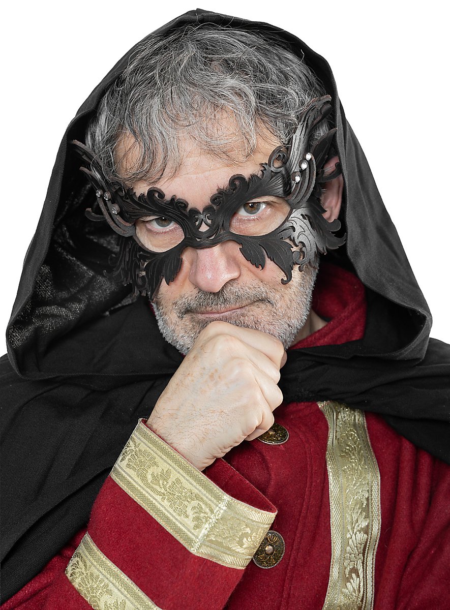 Sort Svane Lædermaske – Sort svane - maskworld.com