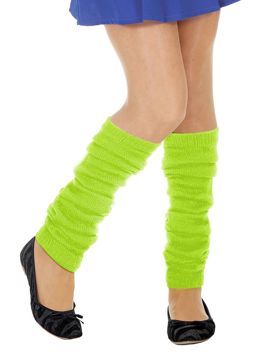 Leg warmer neon yellow - maskworld.com