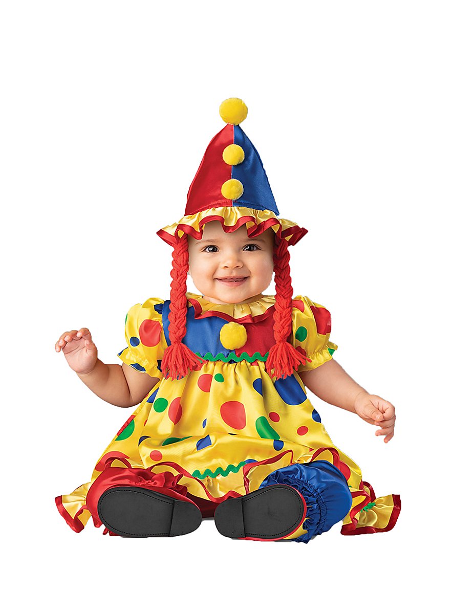 Little Clown Baby Costume - maskworld.com