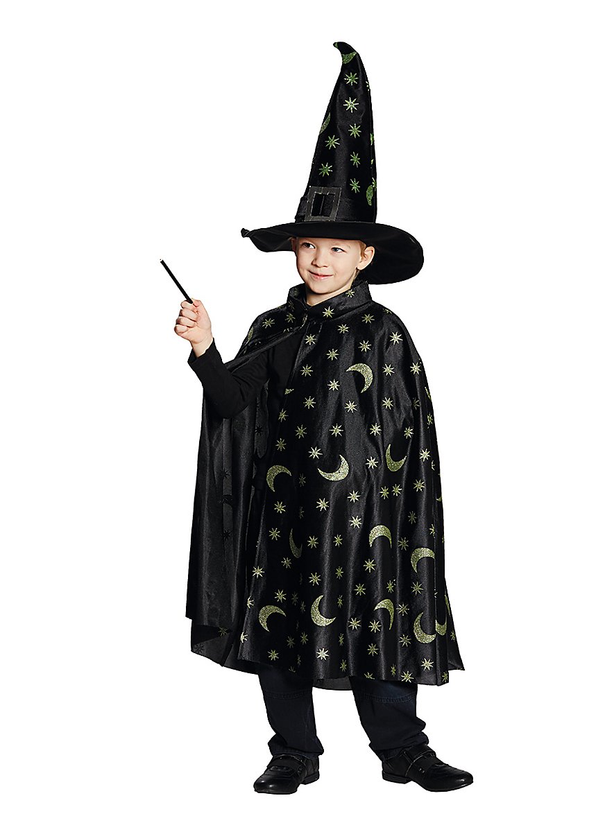 Set Cappello E Mantello Da Strega Viola - Foto 2