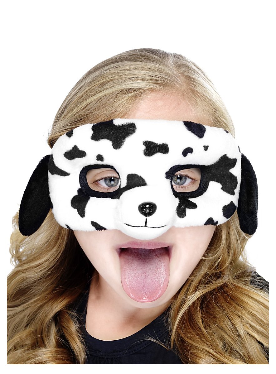Set Costume Dalmata Per Bambini E Adulti - Fascia Con Orecchie, Coda, Papillon E Adesivi - Accessori Carnevale E Feste A Tema Animali