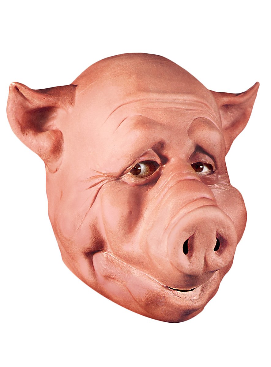 Maschera Da Maialino Per Halloween - Costume Comico Con Naso A Fascia Elastica, Unisex Adulti