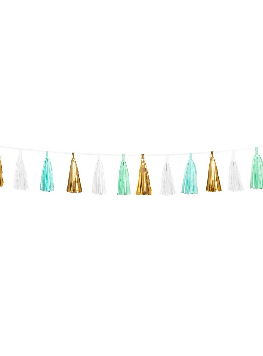 Mermaid tassel garland