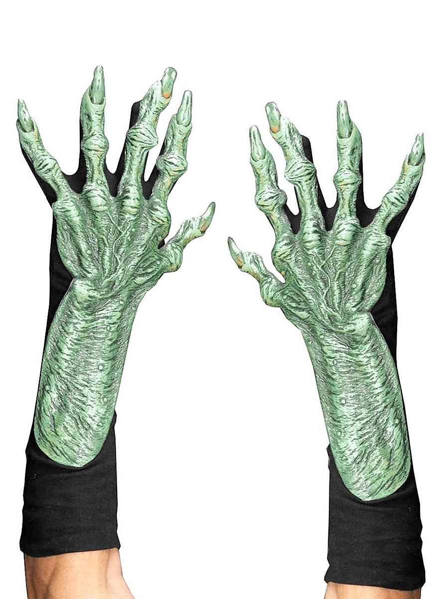 Monster Hands green latex - maskworld.com