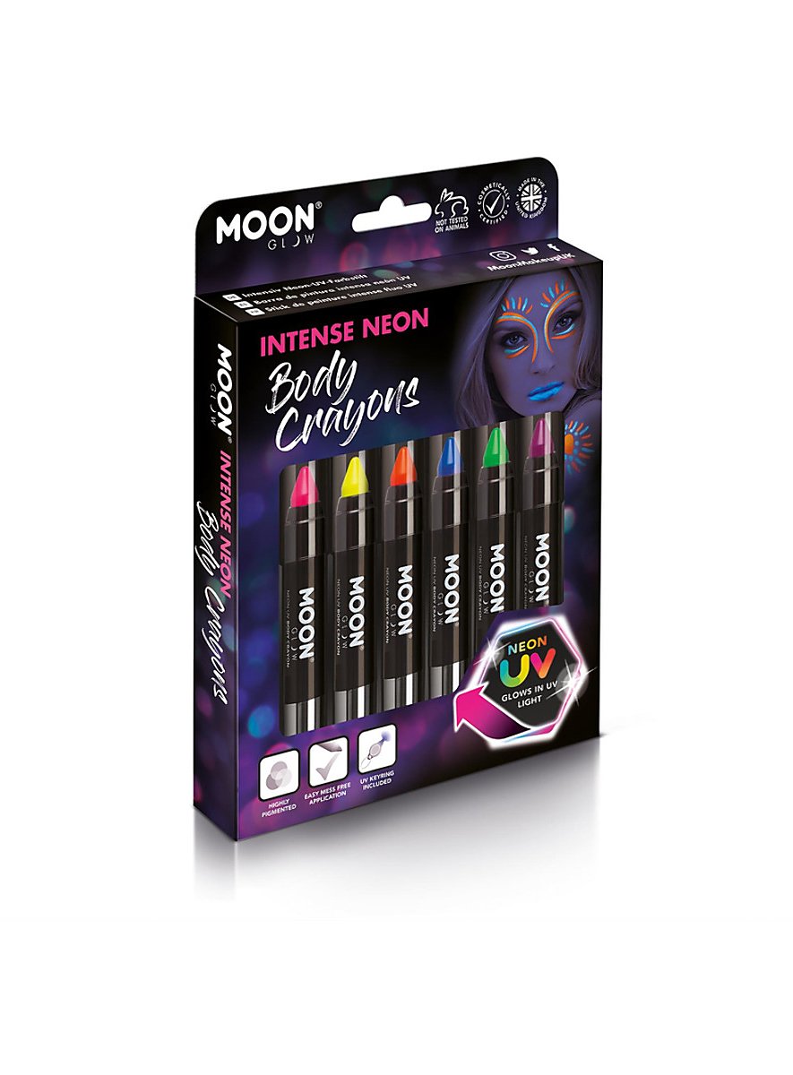 Moon Glow Intense Neon UV Lipstick White M8060 Costume Make Up main image 0