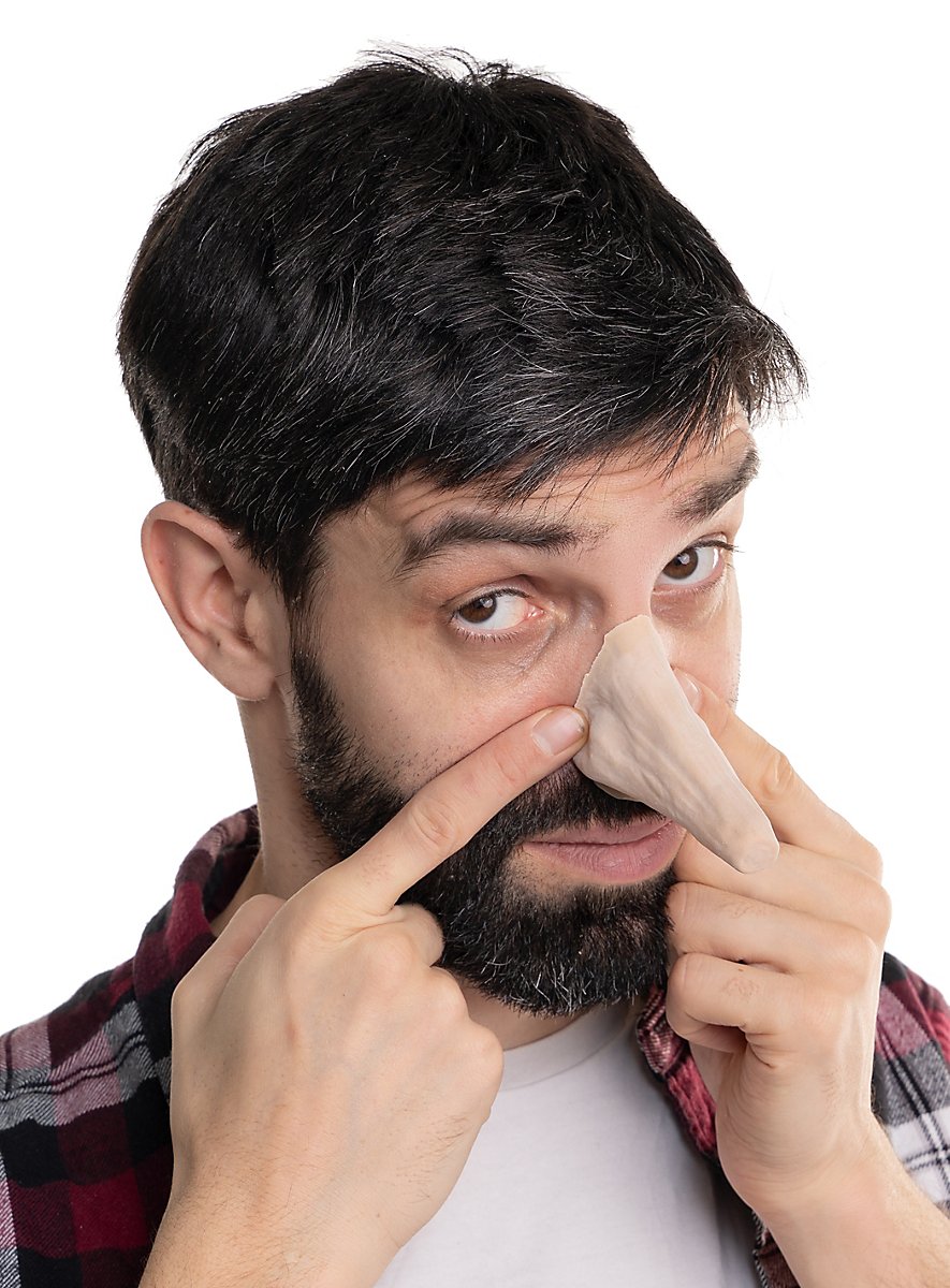 Máscara De Plástico Pinocho™ Con Nariz Desprendible Adulto - Vegaoo