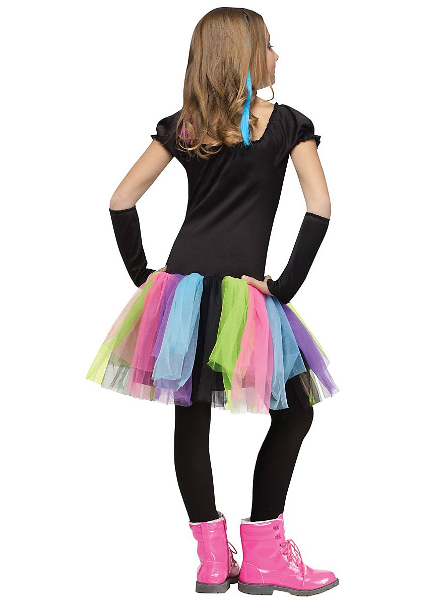 Neon Ghost Girl Child Costume - maskworld.com