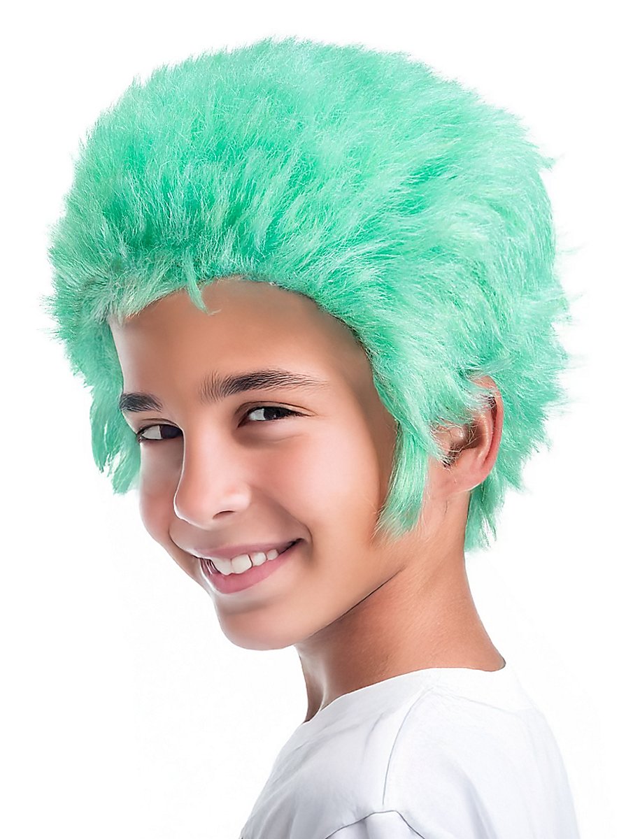Perruque Cosplay Roronoa Zoro (One Piece) - Verte - Neuf - Pour Déguisement Et Halloween
