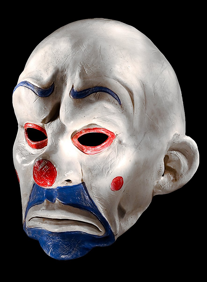 Begyndelsen dæk dyb Original Batman Joker Clown Mask - maskworld.com
