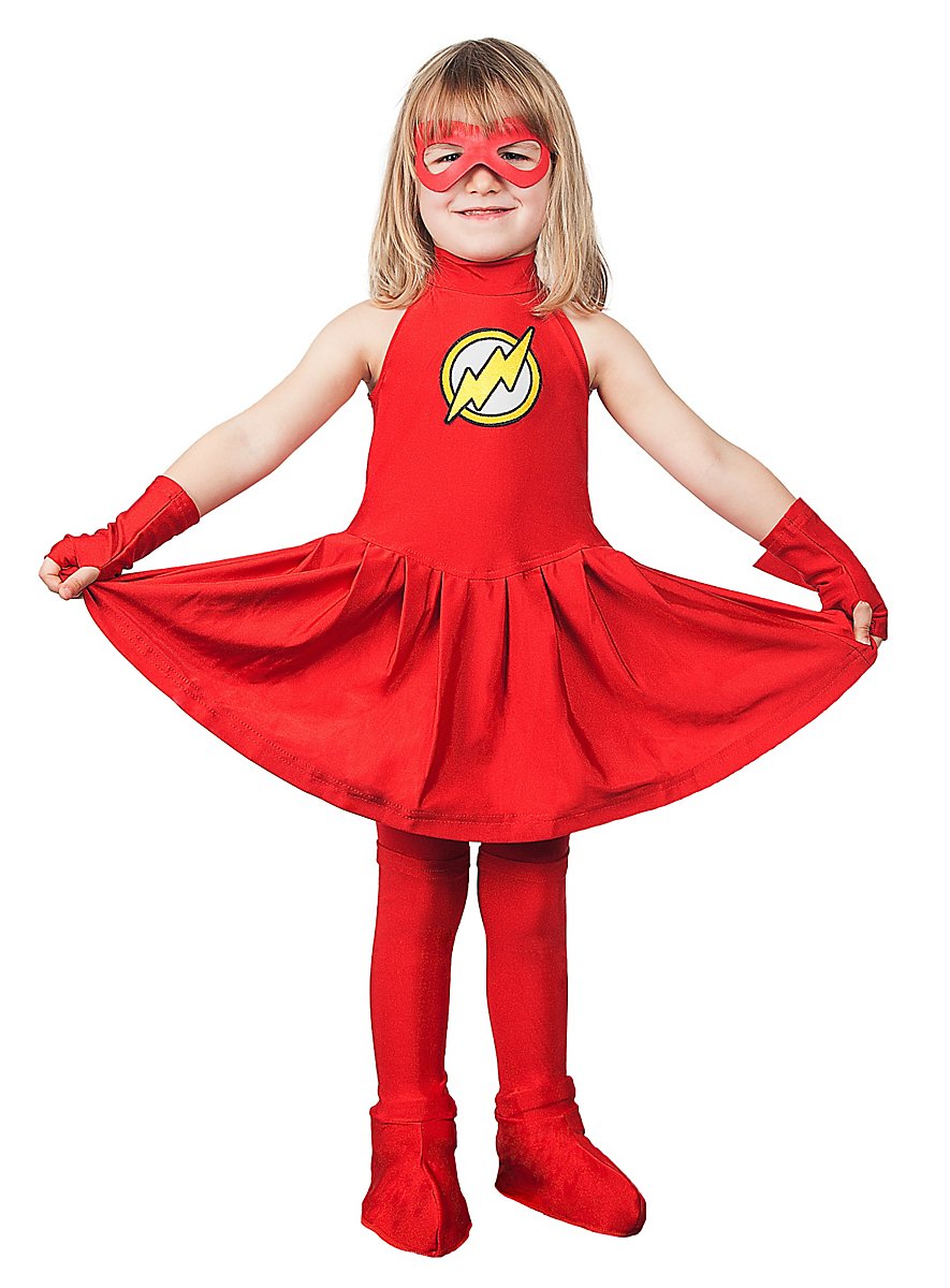 Original Flash Girl Costume for Girls - maskworld.com