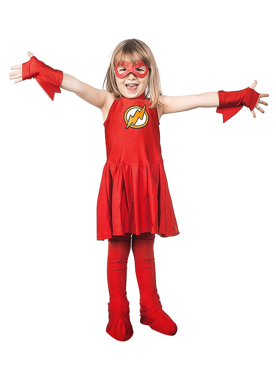 Original Flash Girl Costume for Girls - maskworld.com