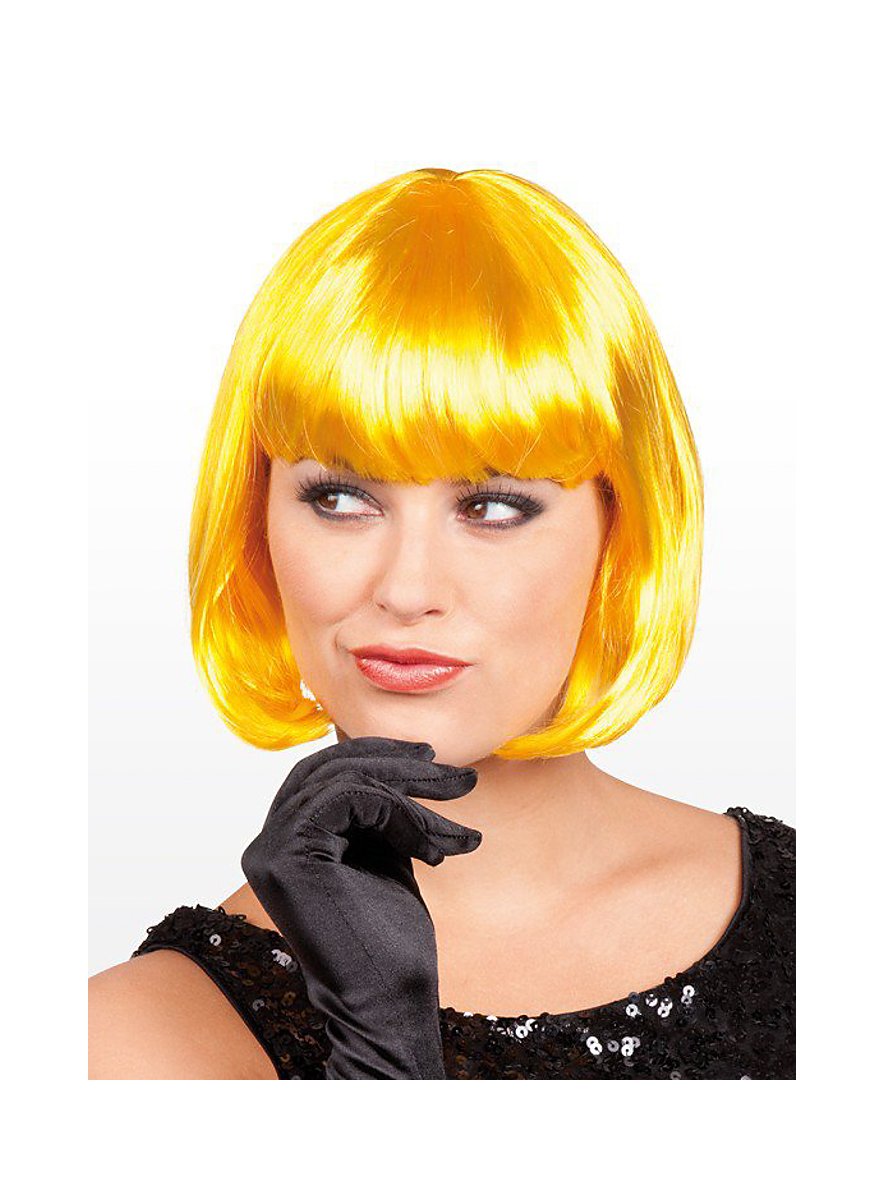 Pageboy yellow Wig - maskworld.com
