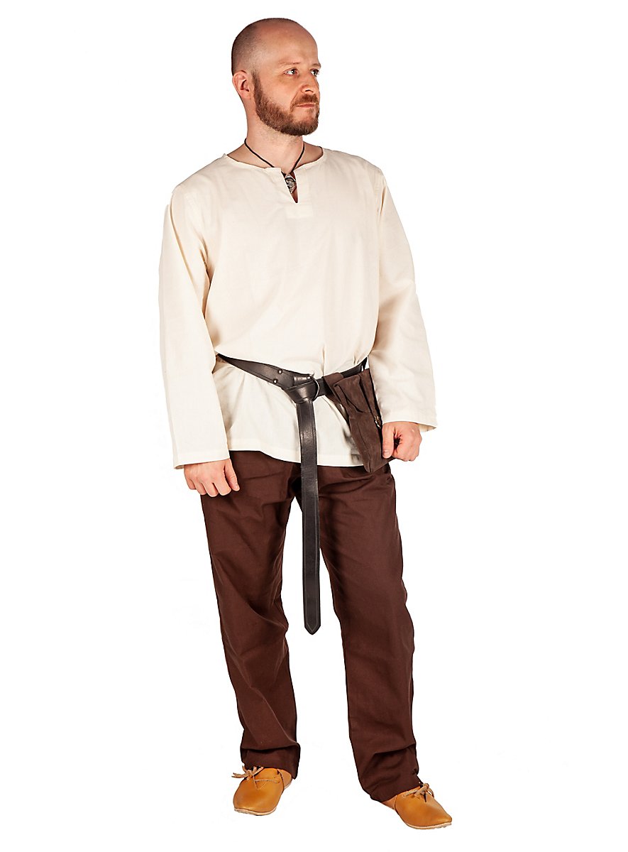 Pantalon Médiéval Homme Style Pirate/viking - Taille Haute élastique, Laçage Steampunk, Pour Cosplay, Fête, Plage