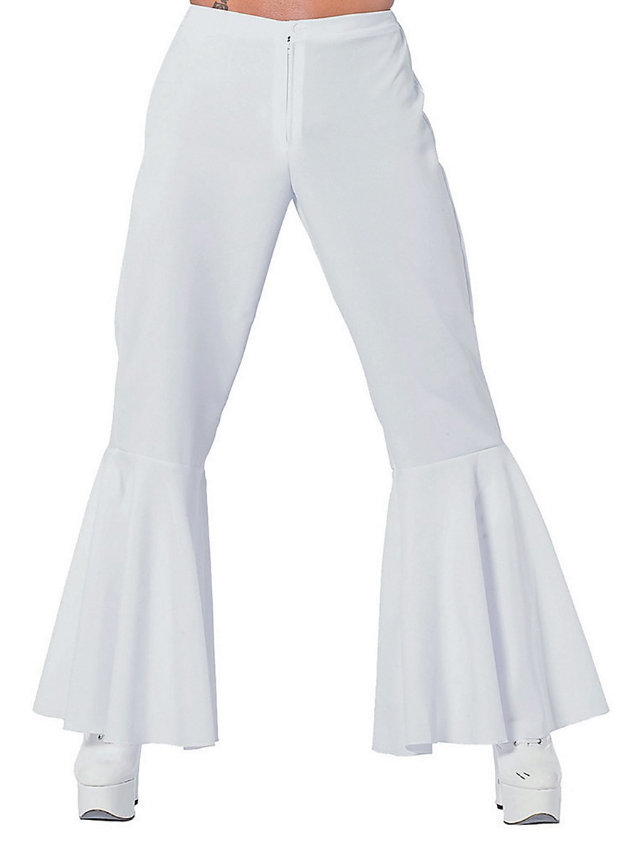 Odizli Pantaloni da donna con glitter metallizzati anni '80 anni '90, a vita alta, ologramma, hip hop, argento, S