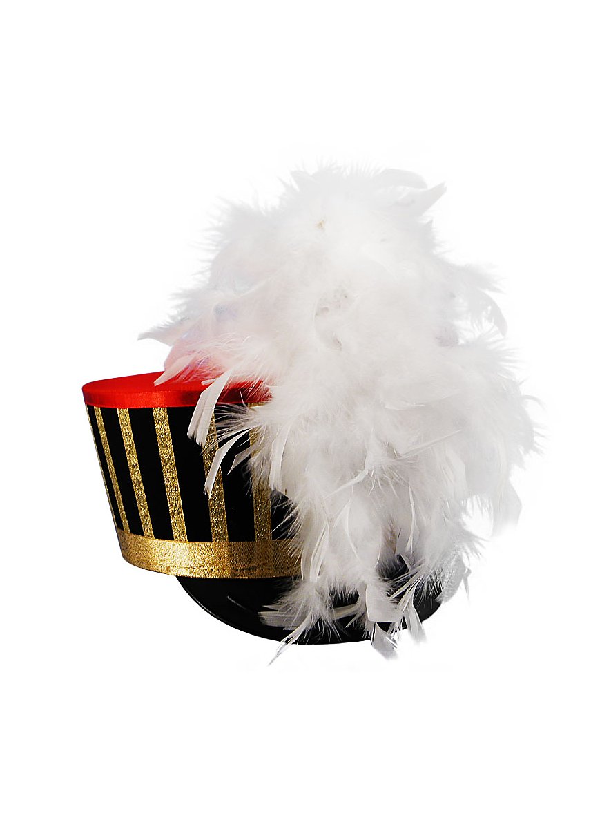 Parade Hat with Feathers - maskworld.com
