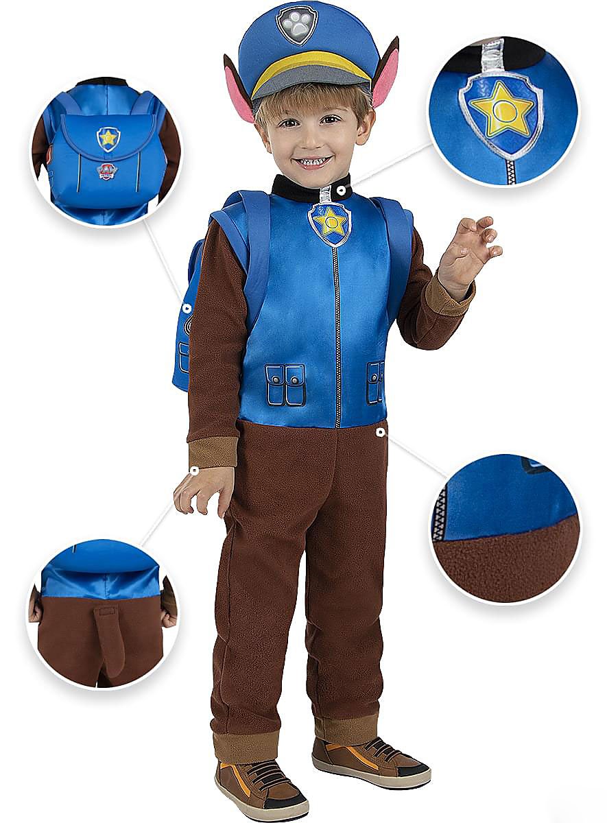 Paw Patrol Chase Costume For Children Maskworld