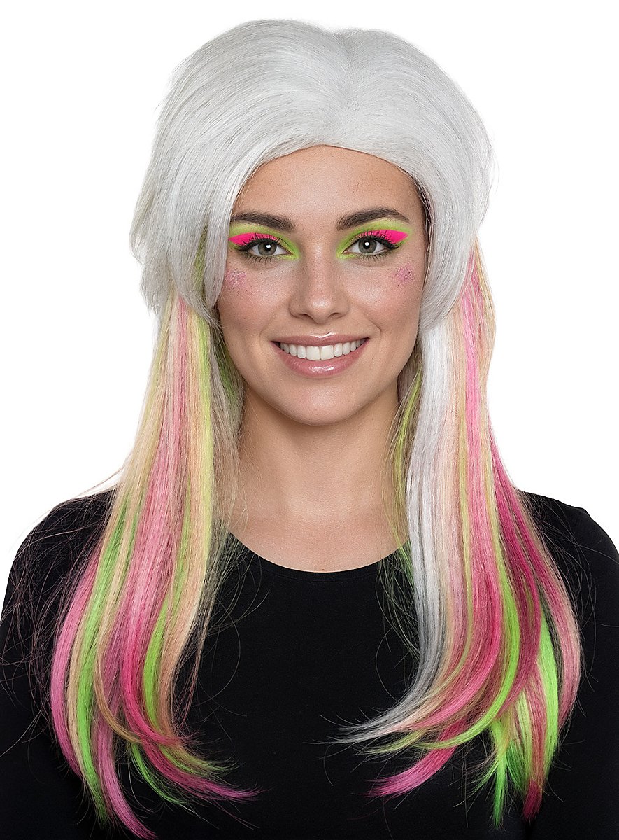 perruque-blanche-cheveux-longs-avec-m-ches-fluo-maskworld