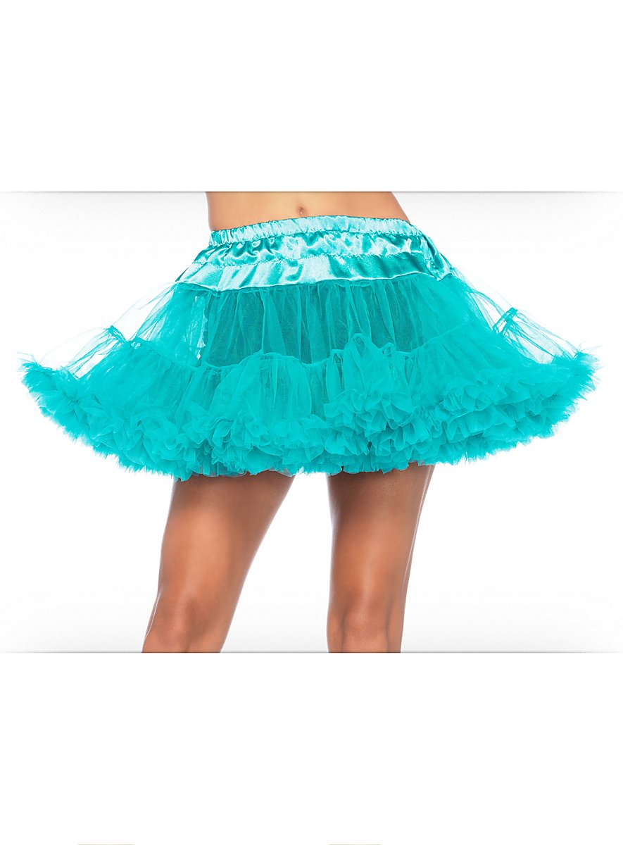 Petticoat tule turquoise | Onderrok rockabilly rok - maskworld.com