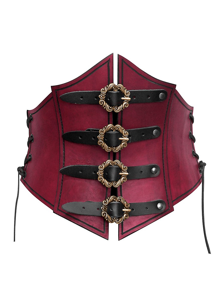 Corset Pirate Queen red