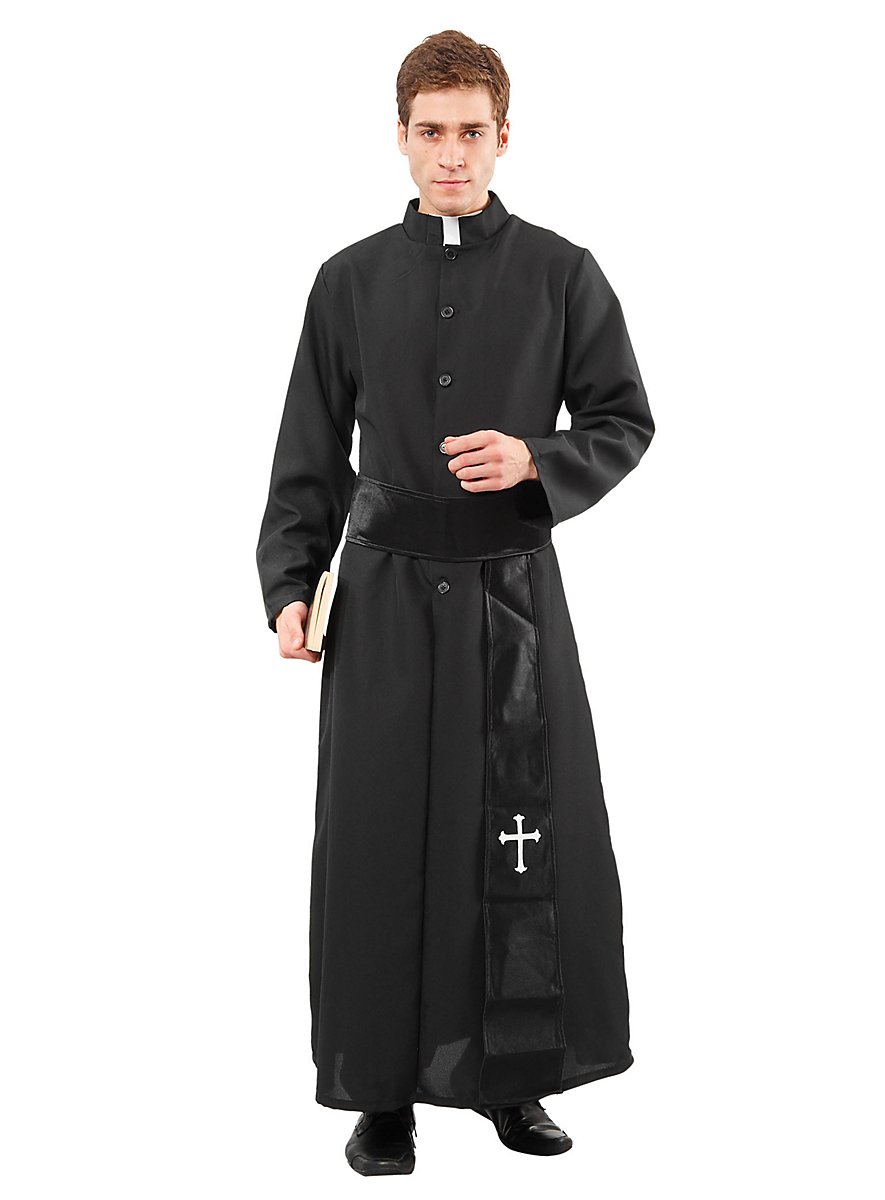 Priest Costume black Costume - maskworld.com