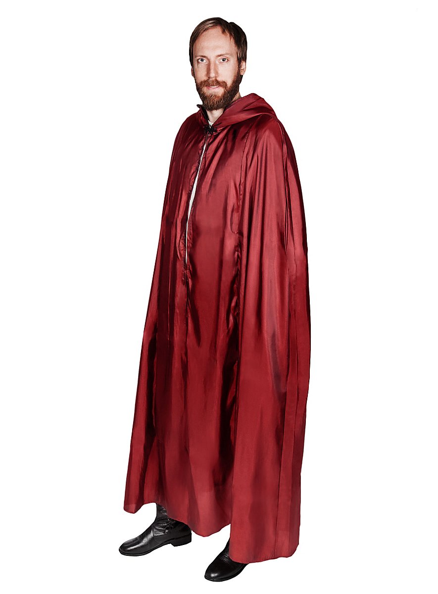Red Hooded Cape with Cross - maskworld.com
