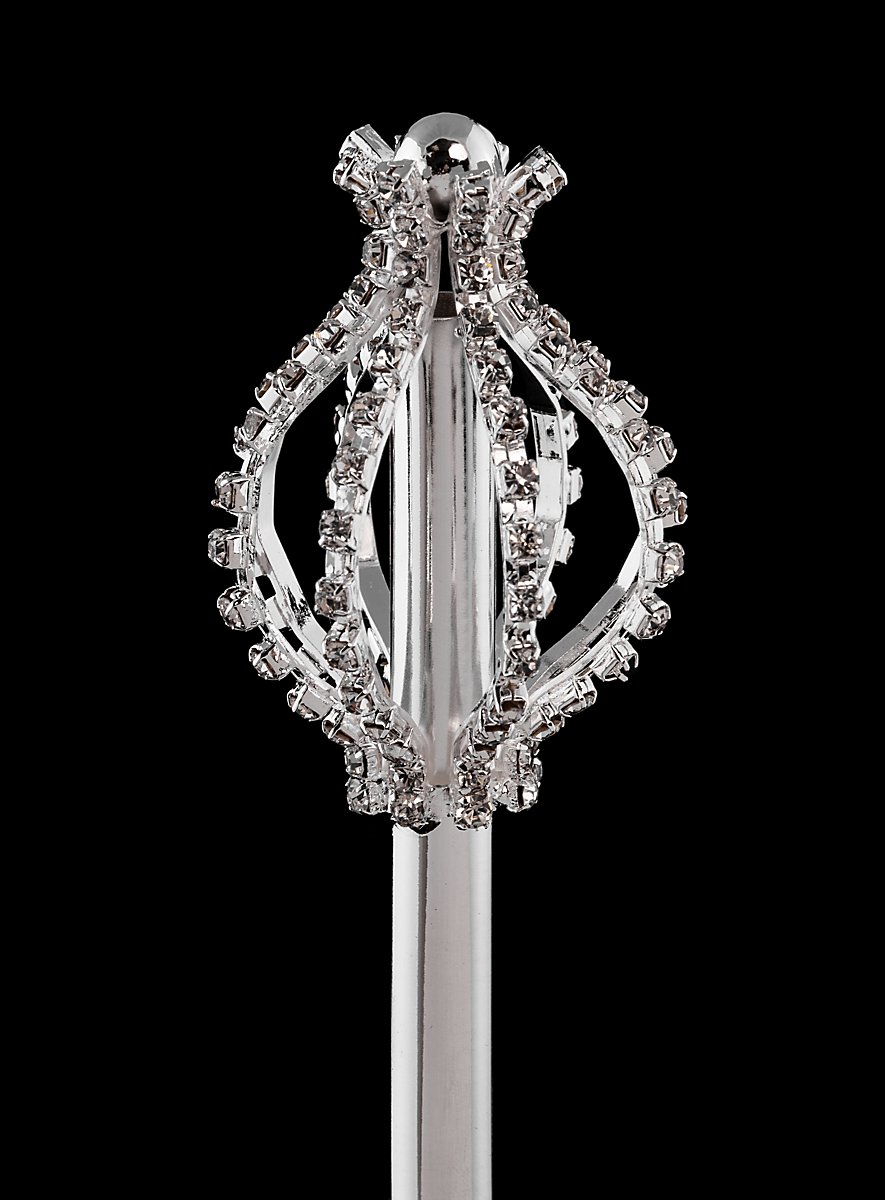 Rhinestone Scepter silver