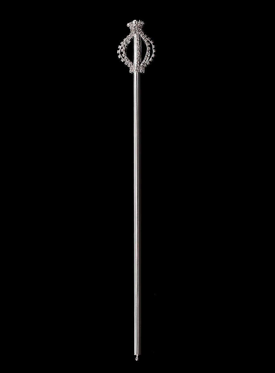Rhinestone Scepter silver