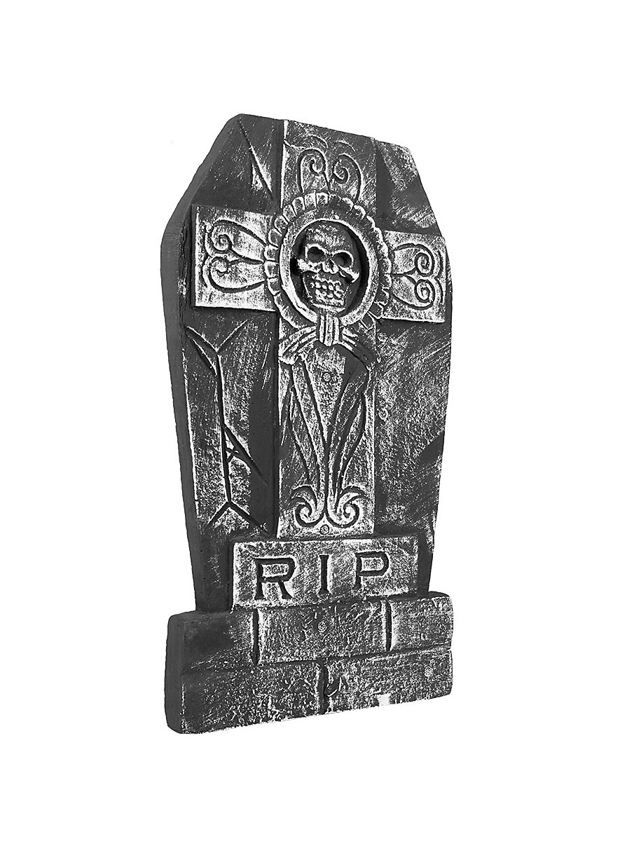 RIP grafsteen met kruis - maskworld.com