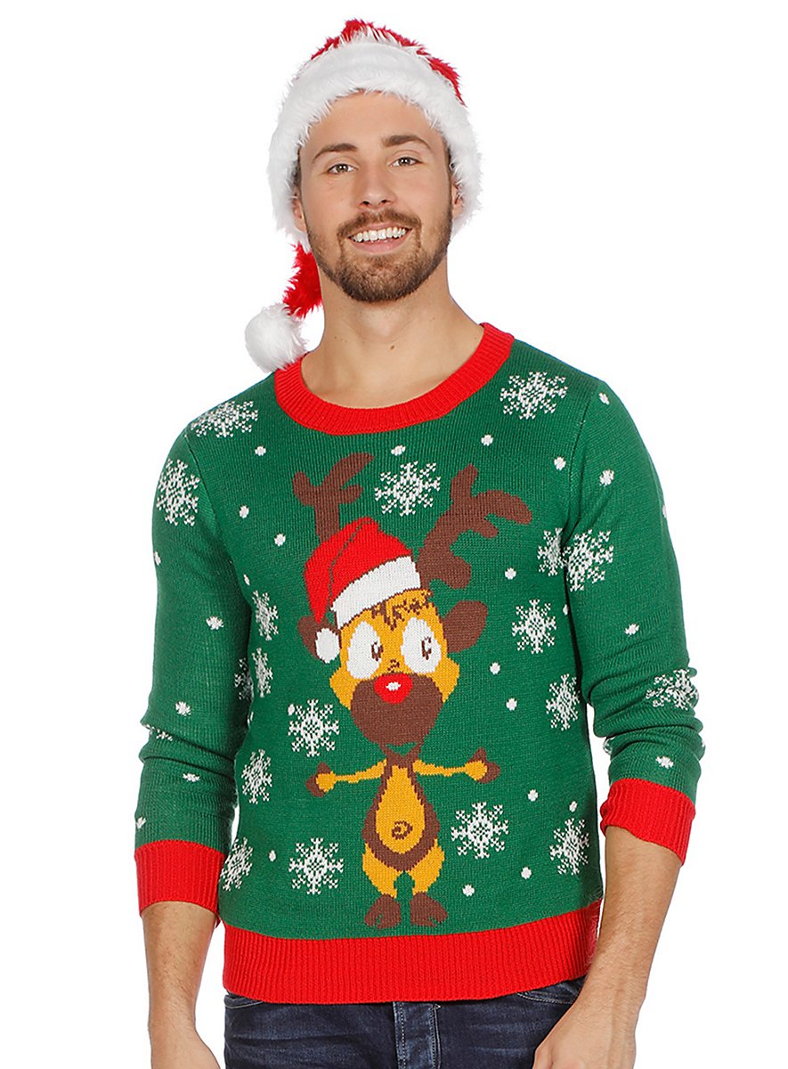 Rudolph Christmas Sweater - maskworld.com