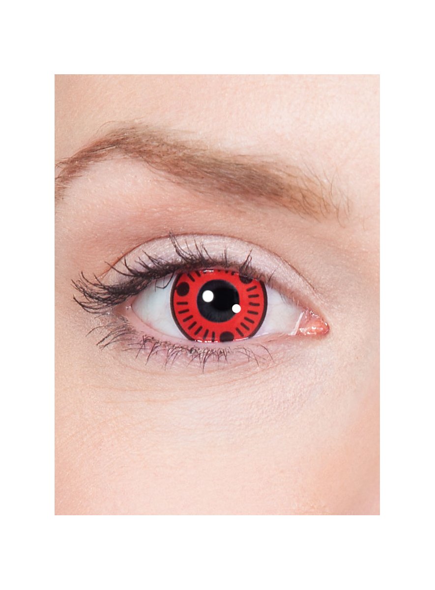 Sasuke Sharingan Effect Contact Lenses - maskworld.com