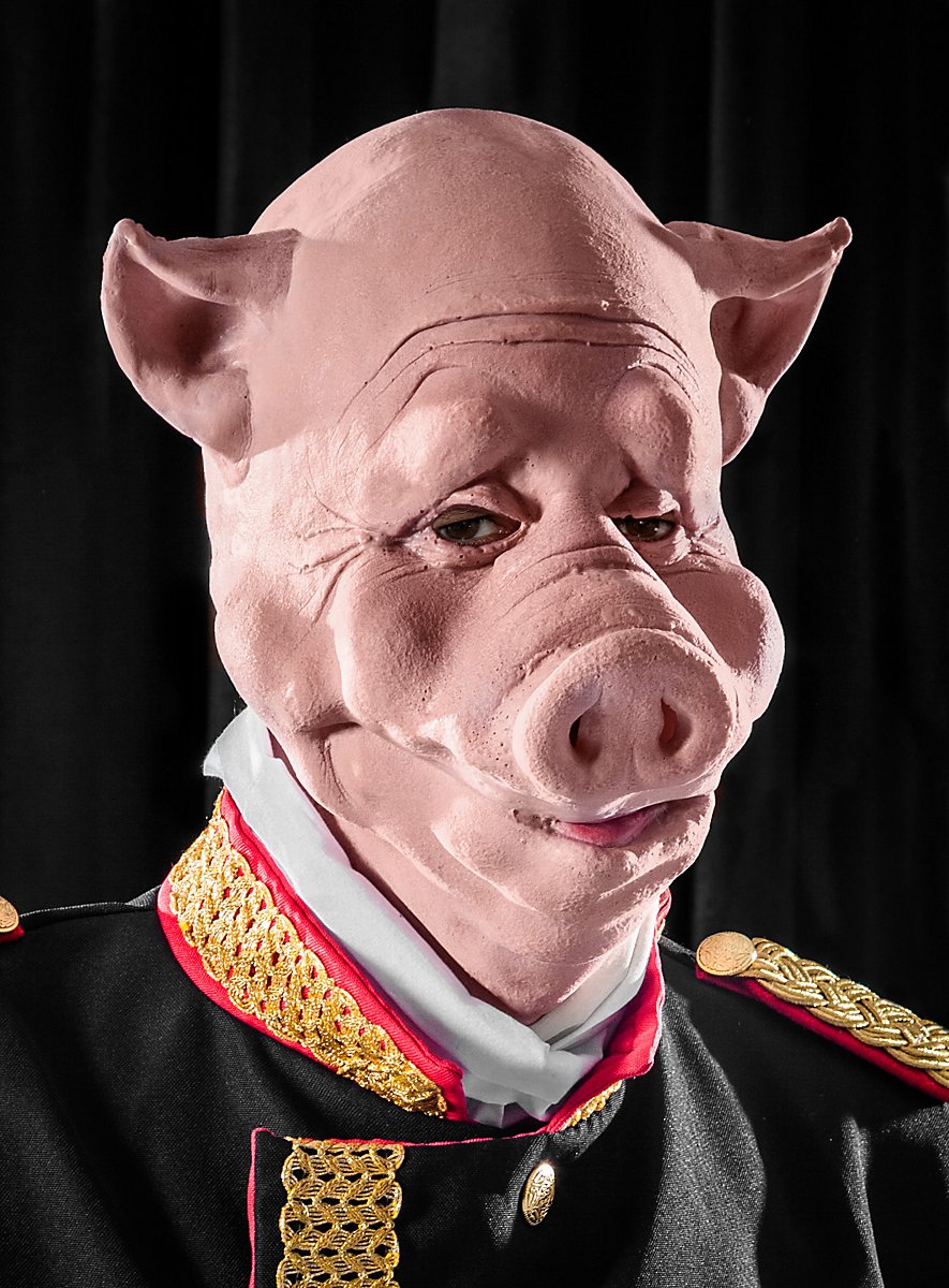 Schwein Maske aus Schaumlatex - maskworld.com