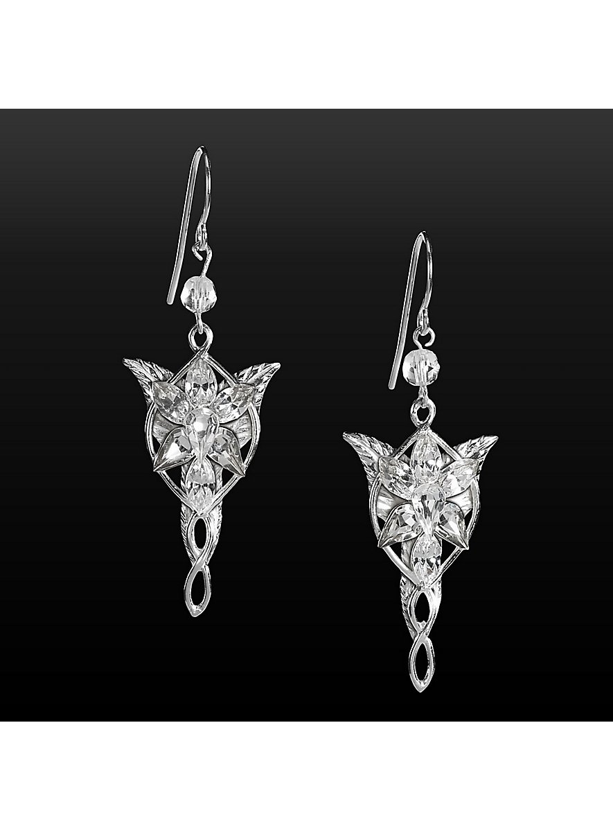 Set Bijoux Seigneur Des Anneaux - Collier étoile + Bague + Boucles D'oreilles + Pochette - Neuf